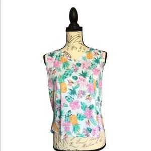 Jacklyn Intimates Kids Tee Large Pink/Green